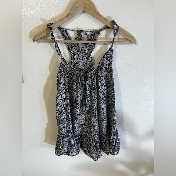 Victorias Secret Leopard Camisole Sleep CamiSleep Cami Silk And Viscoses Size XS - Picture 2 of 16